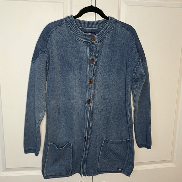 Ron Indigo Other - Vintage Ron Indigo Cardigan Sweater Mens M‎ Knit Grandpa Cottage Cabin
